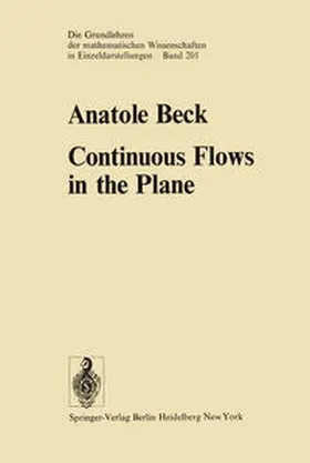 Beck |  Continuous Flows in the Plane | eBook | Sack Fachmedien