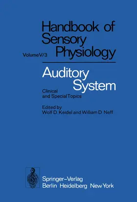 Boer / Hawkins / Connor |  Auditory System | Buch |  Sack Fachmedien