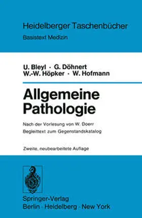 Doerr / Bleyl / Döhnert |  Allgemeine Pathologie | eBook | Sack Fachmedien