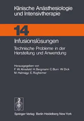 Ahnefeld / Bergmann / Burri |  Infusionslösungen | eBook | Sack Fachmedien