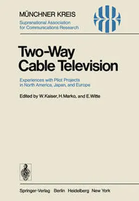 Kaiser / Marko / Witte |  Two-Way Cable Television | eBook | Sack Fachmedien