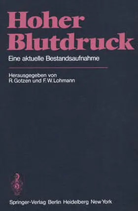 Gotzen / Lohmann |  Hoher Blutdruck | eBook | Sack Fachmedien