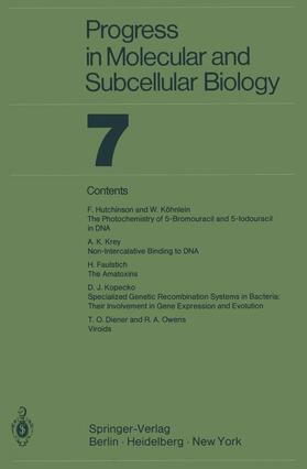  Progress In Molecular and Subcellular Biology | Buch |  Sack Fachmedien