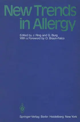 Ring / Burg |  New Trends in Allergy | eBook | Sack Fachmedien