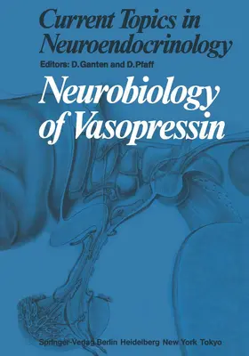 Pfaff / Ganten |  Neurobiology of Vasopressin | Buch |  Sack Fachmedien