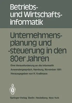 Krallmann |  Unternehmensplanung und -steuerung in den 80er Jahren | eBook | Sack Fachmedien