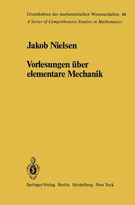 Nielsen |  Vorlesungen über elementare Mechanik | Buch |  Sack Fachmedien