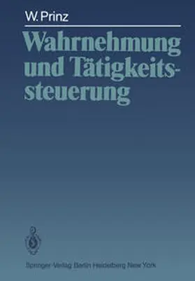 Prinz |  Wahrnehmung und Tätigkeitssteuerung | eBook | Sack Fachmedien