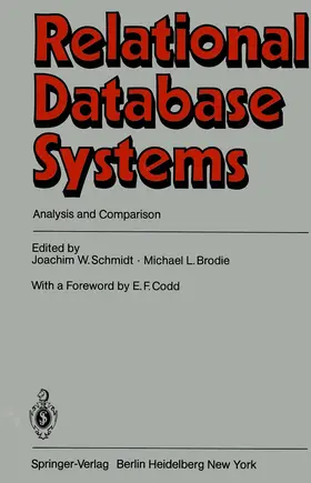 Brodie / Schmidt |  Relational Database Systems | Buch |  Sack Fachmedien