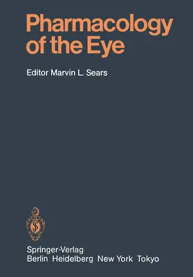 Sears |  Pharmacology of the Eye | Buch |  Sack Fachmedien