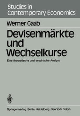 Gaab |  Devisenmärkte und Wechselkurse | eBook | Sack Fachmedien