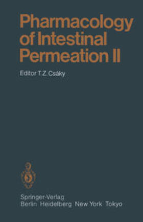  Pharmacology of Intestinal Permeation II | eBook | Sack Fachmedien