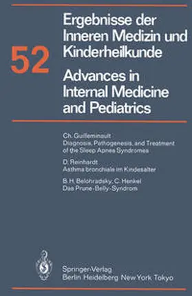 Frick / Harnack / Kochsiek |  Ergebnisse der Inneren Medizin und Kinderheilkunde / Advances in Internal Medicine and Pediatrics | eBook | Sack Fachmedien