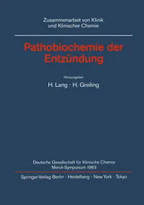 Lang / Greiling |  Pathobiochemie der Entzündung | eBook | Sack Fachmedien