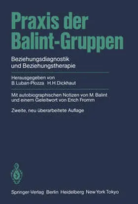 Luban-Plozza / Dickhaut |  Praxis der Balint-Gruppen | eBook | Sack Fachmedien