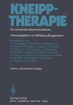 Brüggemann | Kneipptherapie | Buch | 978-3-642-70504-5 | sack.de