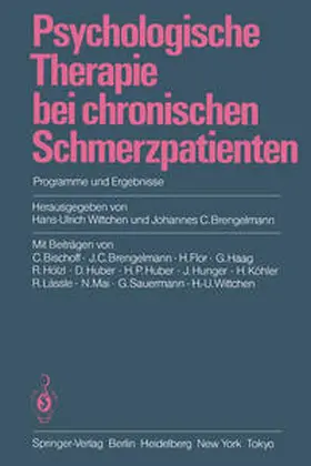 Wittchen / Brengelmann |  Psychologische Therapie bei chronischen Schmerzpatienten | eBook | Sack Fachmedien