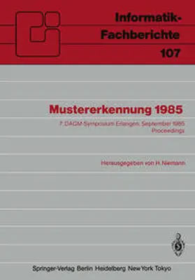 Niemann |  Mustererkennung 1985 | eBook | Sack Fachmedien