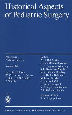 Rickham |  Historical Aspects of Pediatric Surgery | Buch |  Sack Fachmedien