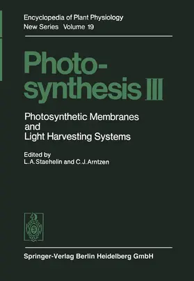 Arntzen / Staehelin |  Photosynthesis III | Buch |  Sack Fachmedien