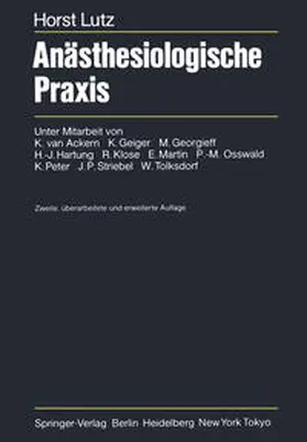 Lutz |  Anästhesiologische Praxis | eBook | Sack Fachmedien