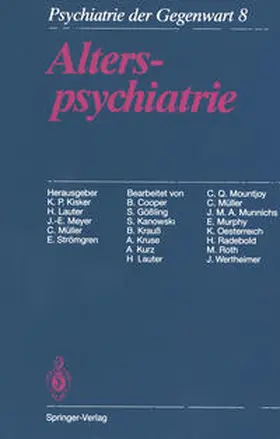 Kisker / Lauter / Meyer |  Alterspsychiatrie | eBook | Sack Fachmedien