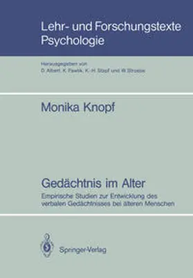 Knopf |  Gedächtnis im Alter | eBook | Sack Fachmedien