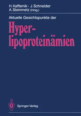 Kaffarnik / Schneider / Steinmetz |  Aktuelle Gesichtspunkte der Hyperlipoproteinämien | eBook | Sack Fachmedien