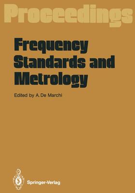 Marchi |  Frequency Standards and Metrology | Buch |  Sack Fachmedien
