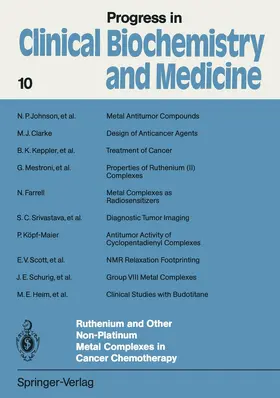 Baulieu / Forman / Ingelman-Sundberg |  Ruthenium and Other Non-Platinum Metal Complexes in Cancer Chemotherapy | Buch |  Sack Fachmedien