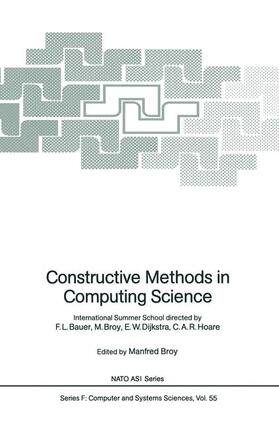 Broy |  Constructive Methods in Computing Science | Buch |  Sack Fachmedien
