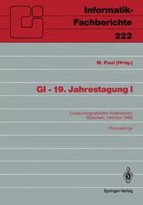 Paul |  GI — 19. Jahrestagung I | eBook | Sack Fachmedien