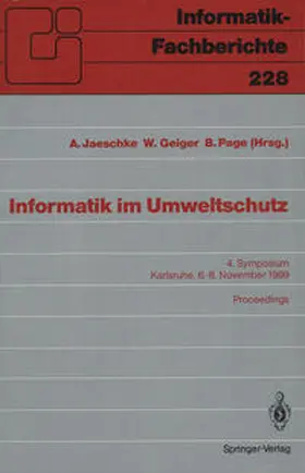 Jaeschke / Geiger / Page |  Informatik im Umweltschutz | eBook | Sack Fachmedien