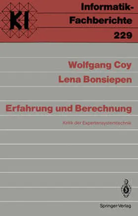 Coy / Bonsiepen | Erfahrung und Berechnung | E-Book | sack.de