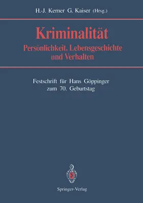 Kaiser / Kerner |  Kriminalität | Buch |  Sack Fachmedien