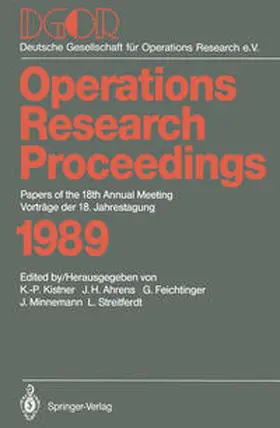 Kistner / Ahrens / Feichtinger |  Papers of the 18th Annual Meeting / Vorträge der 18. Jahrestagung | eBook | Sack Fachmedien