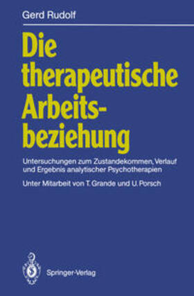 Rudolf |  Die therapeutische Arbeitsbeziehung | eBook | Sack Fachmedien