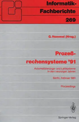 Hommel |  Prozeßrechensysteme ’91 | eBook | Sack Fachmedien