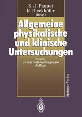 Paquet / Dieckhöfer |  Allgemeine physikalische und klinische Untersuchungen | eBook | Sack Fachmedien