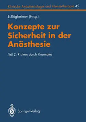 Rügheimer |  Konzepte zur Sicherheit in der Anästhesie | eBook | Sack Fachmedien