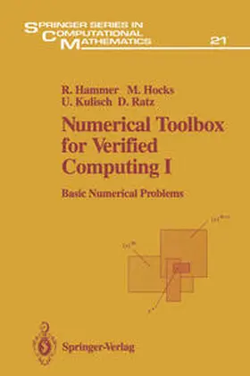 Hammer / Hocks / Kulisch |  Numerical Toolbox for Verified Computing I | eBook | Sack Fachmedien