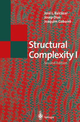 Balcazar / Diaz / Gabarro |  Structural Complexity I | eBook | Sack Fachmedien