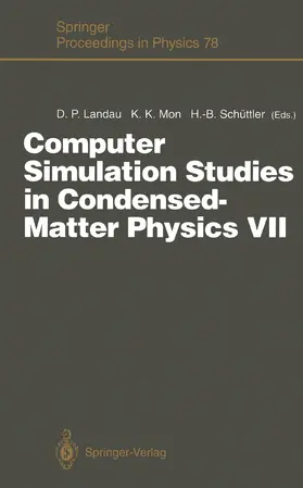 Landau / Schüttler / Mon |  Computer Simulation Studies in Condensed-Matter Physics VII | Buch |  Sack Fachmedien