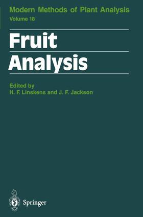 Jackson / Linskens |  Fruit Analysis | Buch |  Sack Fachmedien