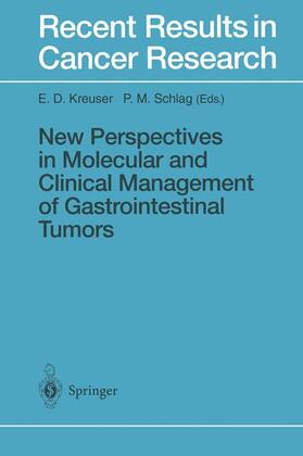 Schlag / Kreuser |  New Perspectives in Molecular and Clinical Management of Gastrointestinal Tumors | Buch |  Sack Fachmedien