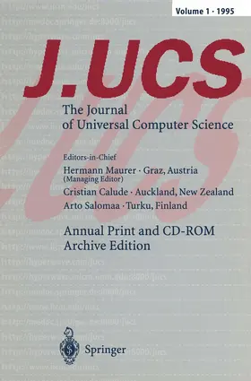 Maurer / Salomaa / Calude |  J.UCS The Journal of Universal Computer Science | Buch |  Sack Fachmedien