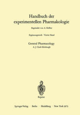 Clark |  General Pharmacology | eBook | Sack Fachmedien