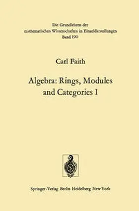 Faith |  Algebra | eBook | Sack Fachmedien