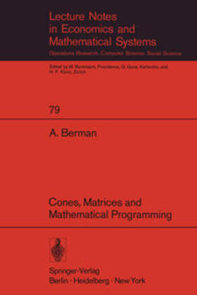 Berman |  Cones, Matrices and Mathematical Programming | eBook | Sack Fachmedien