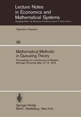 Clarke |  Mathematical Methods in Queueing Theory | eBook | Sack Fachmedien